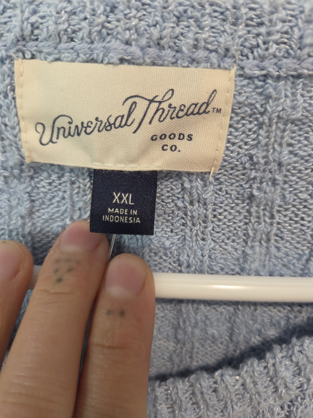 Universal Thread Powder Blue Ribbed Button Cardigan - Picture 3 of 9